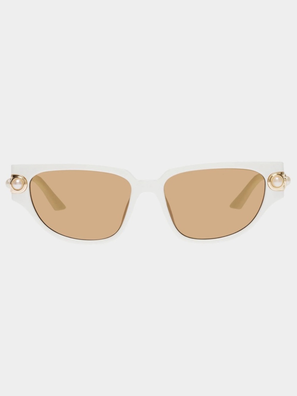 {{Le Specs x Missoma}} Serpens Link Sunglasses in Ivory